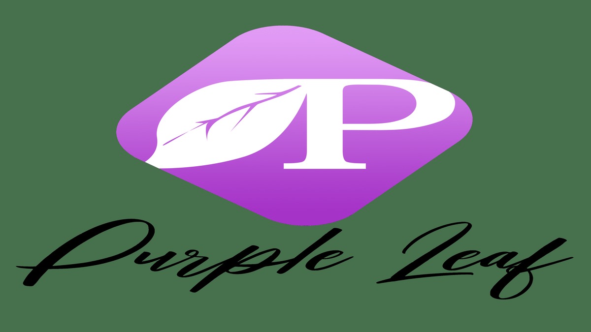 purple leaf umbrella product image