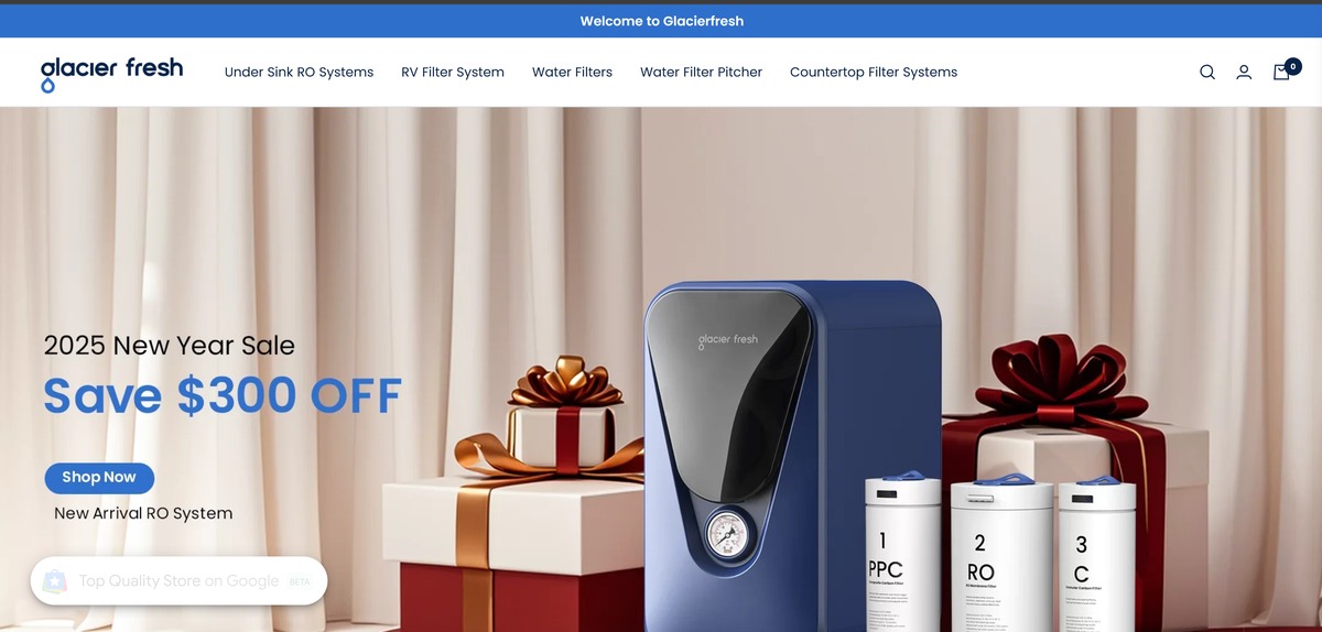 glacier fresh water filter product image